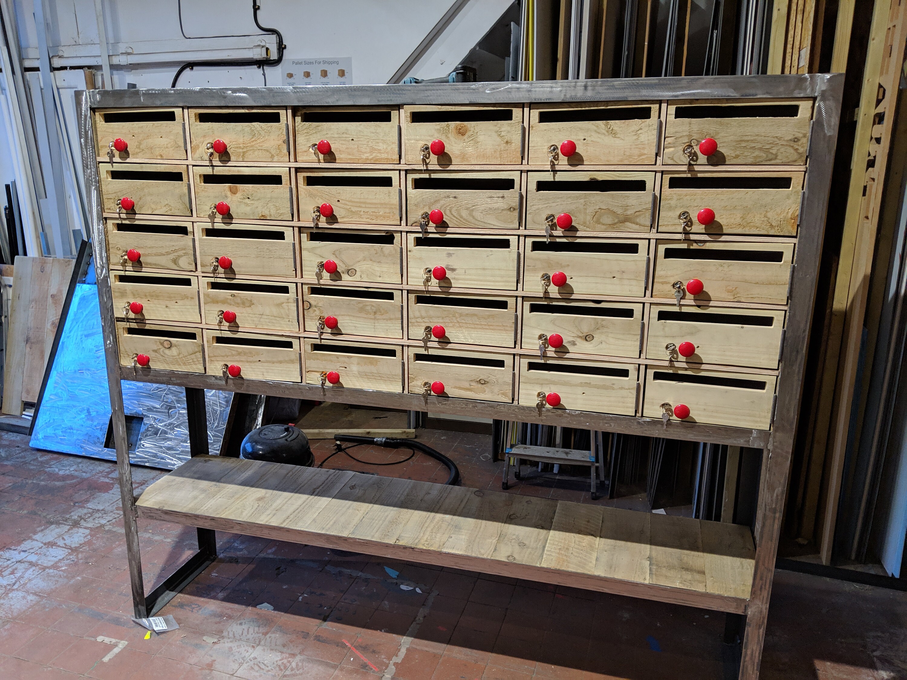 Post Box, Wooden Pigeon Hole Storage, Pigeon Hole Shelves, Postal