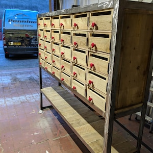 Post Box, Wooden Pigeon Hole Storage, Pigeon Hole Shelves, Postal ...