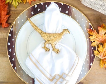 Monogram Dinner Napkins
