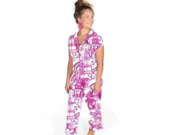 Chinoiserie Capri Set - Pink
