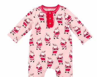 Vintage Santa Pink Sleeper