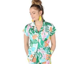 All about the Fruit Ruffle Capri Set