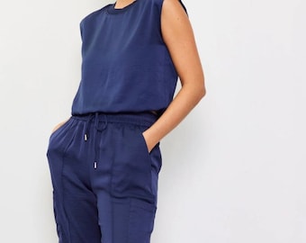 Utility Pintucked Pants
