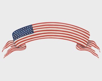 American Flag Banner Table Accent | Table Decor