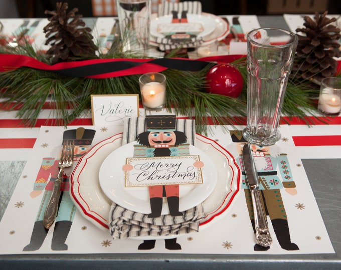 Featured listing image: Holiday Nutcracker Placemat | Table Decor