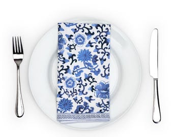 Chinoiserie Dinner Napkins | S/4