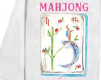 Mahjong Is My Happy Hour Tea Towel