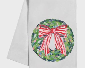 Lauren Dunn Wreath Tea Towel