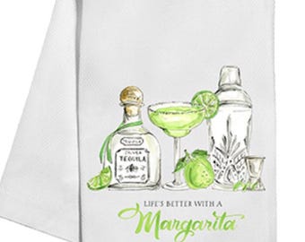 Life's Better with a Margarita Tea Towel