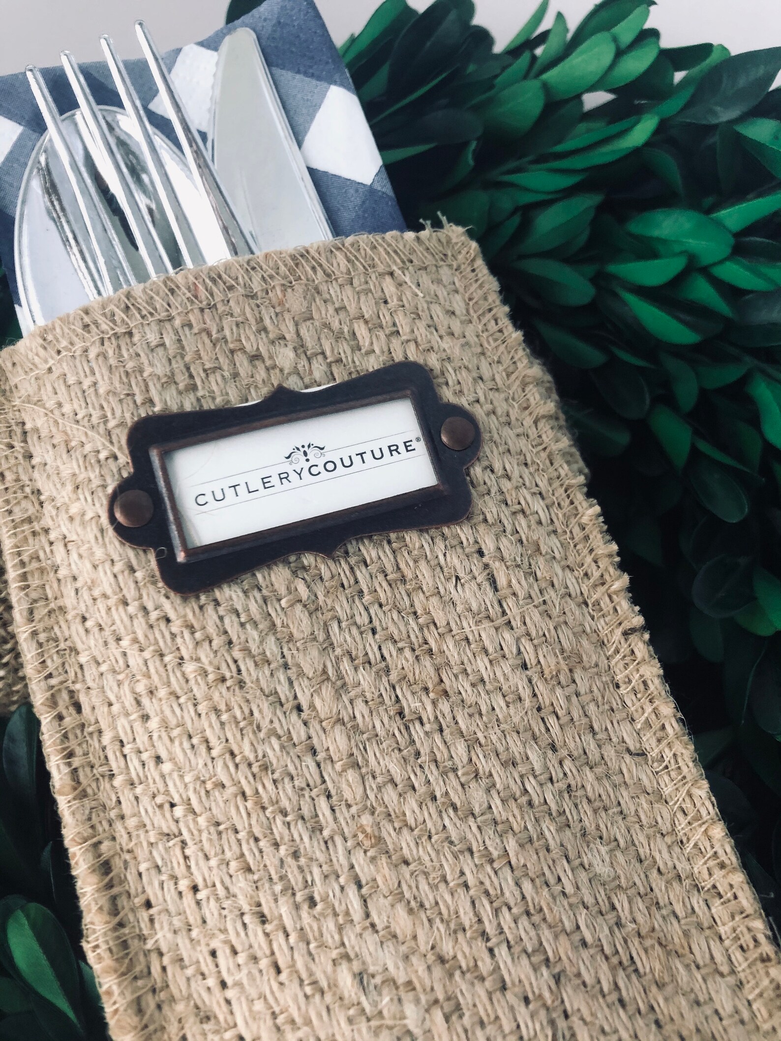 Message Maker Silverware Pouch Flatware Pouch Silverware Etsy