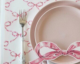 Pink Bow Table Accent | Table Decor