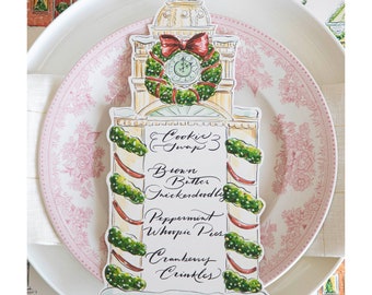 Holiday Clock Table Accent | Table Decor