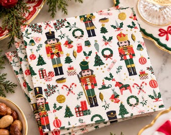 Merry Nutcracker Cocktail Napkins Beverage Napkins (20 ct)