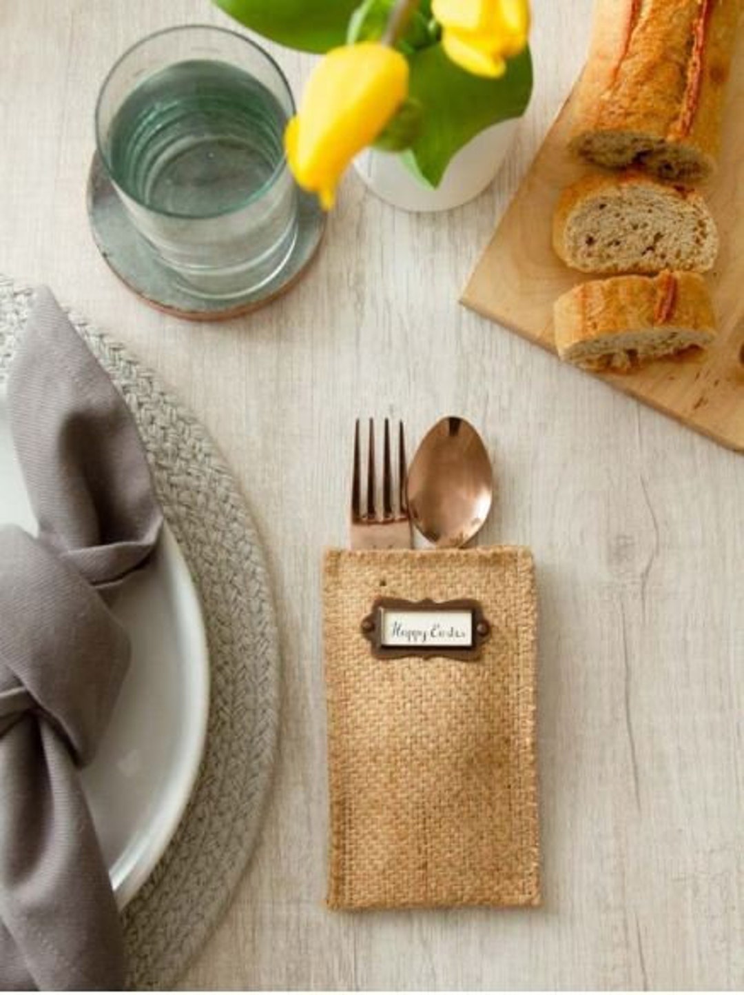 Message Maker Silverware Pouch Flatware Pouch Silverware Holder Party