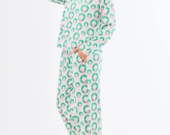 Blush & Wreaths PJ Set