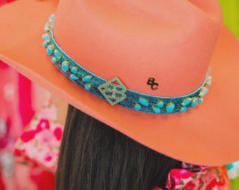 Turquoise Stones Hatband
