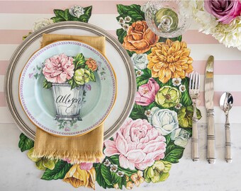 Die-Cut Derby Wreath Placemat | Table Decor