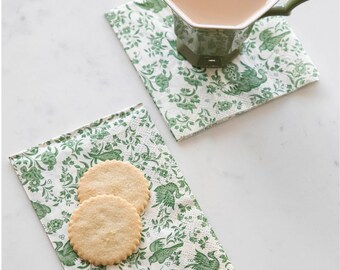 Green Regal Cocktail Napkins