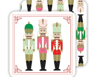 Holiday | Preppy Nutcracker Coasters | Set of 20