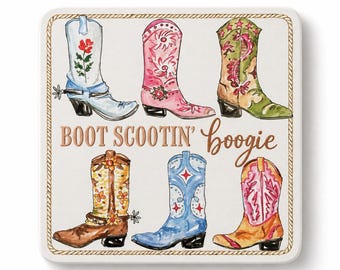 Boot Scootin Boogie Coasters | Set of 20