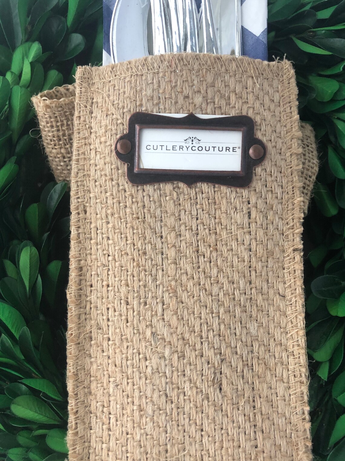 Message Maker Silverware Pouch Flatware Pouch Silverware Etsy