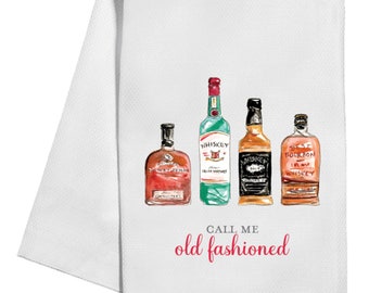 Call Me Old Fashioned Tea Towel