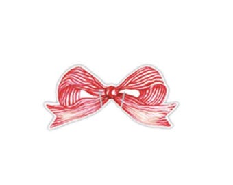 Die Cut Red Bow Table Accent | Table Decor