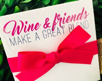 Everyday | Mini Luxe Notepad | Wine and Friends Make a Great Blend