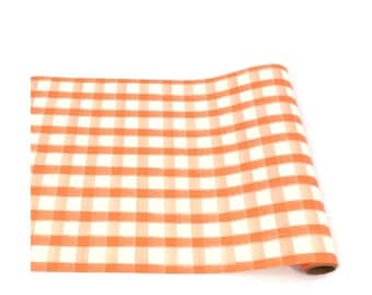 Orange Check Runner