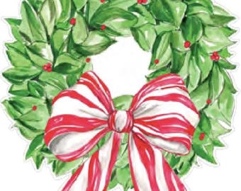 Christmas Wreath Die-Cut Placemat | Table Decor
