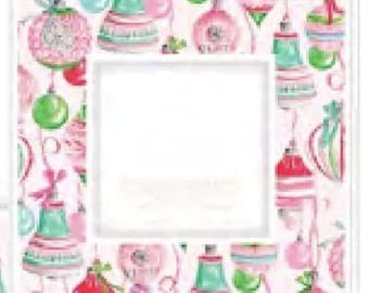 Photo Frame 4x4 Pink Vintage Ornaments