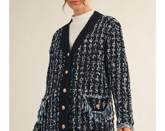 Georgetown Tweed Cardigan