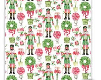Handpainted Nutcracker Toparies | Wrapping Paper