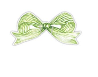 Die Cut Green Bow Table Accent | Table Decor