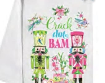 Crack Dot Bam Tea Towel