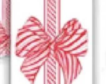 Red Bow Gift Tag | Set of 10