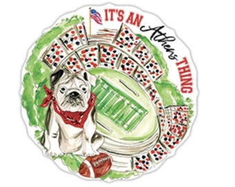 It's an Athens Thing Stadium and Bulldog Placemat | Table Decor