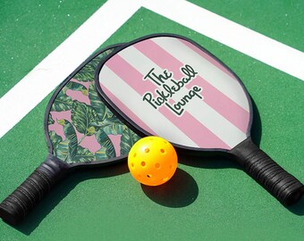 Pink Pickleball Lounge Paddle