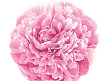 Die-Cut Peony Placemat | Table Decor