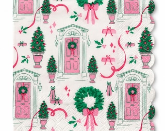 Home for the Holidays Napkins Set/20
