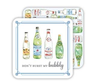 Don't Burst My Bubbly Coasters | Set of 50