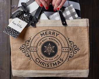 Mini Holiday Market Tote