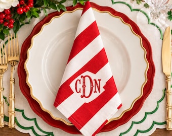 Monogram S/6 Buffet Dinner Napkins