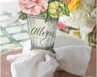Garden Derby Place card | Table Decor