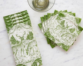 Fable Toile Guest Napkins | Table Decor