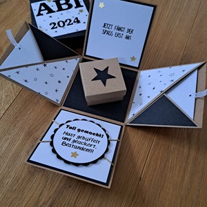 Explosionsbox ABI | Schulabschluss | Bachelor | Studiumabschluss | Geschenk zum ABI | Abitur