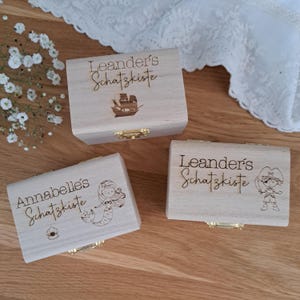 Schatzkiste | Schatztruhe personalisiert | Kindergeburtstag | Gastgeschenk