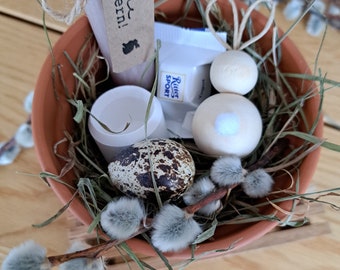 Osternest | Ostergrüße  | Mitbringsel | Ostern | Geschenk Ostern | Osterhase | Frohe Ostern | Gastgeschenk Ostern | Osterdeko