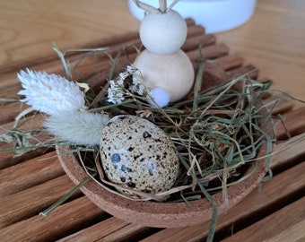 Mini Osternest | Ostergrüße | Osterhase | Mitbringsel | Ostern | Geschenk Ostern | Holzhase | Frohe Ostern | Gastgeschenk Ostern | Osterdeko