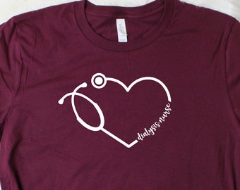 Dialysis Nurse Shirt Nephrology Nurse Gift for Nurses Nursing Shirt Nurse Life Registered Nurse Appreciation RN Shirt Tshirts 1503